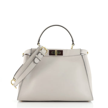 Fendi Peekaboo Bag Rigid Leather Regular