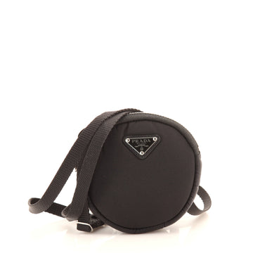 Prada Round Convertible Pouch Tessuto Mini