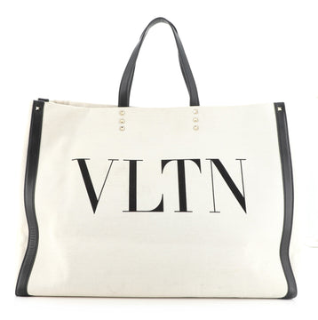 Valentino Grande Plage VLTN Tote Canvas Large