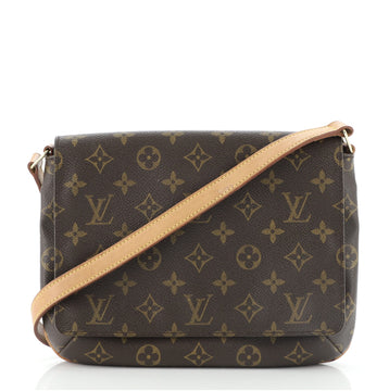 Louis Vuitton Musette Tango Handbag Monogram Canvas