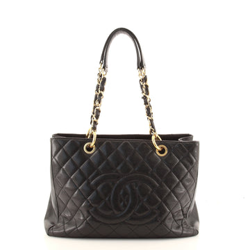 Chanel Grand Shopping Tote Quilted Caviar