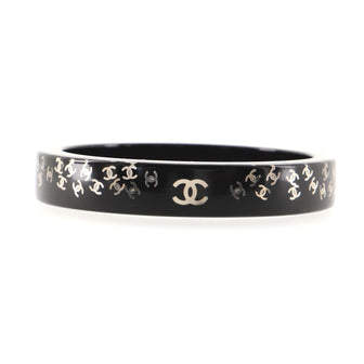 Chanel CC Inclusion Bangle Bracelet Resin with Metal