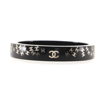 Chanel CC Inclusion Bangle Bracelet Resin with Metal