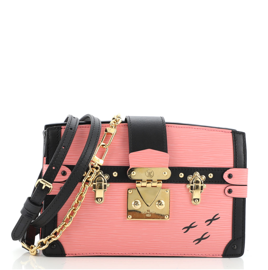 Louis Vuitton Trunk Clutch Epi Leather Pink 859152
