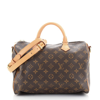 Louis Vuitton Speedy Bandouliere Bag Monogram Canvas 30