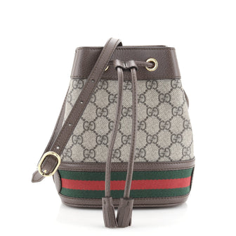 Gucci Ophidia Bucket Bag GG Coated Canvas Mini