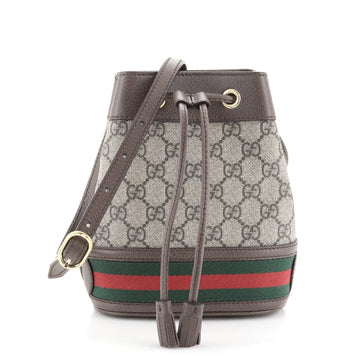 Gucci Ophidia Bucket Bag GG Coated Canvas Mini