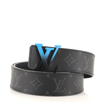 Louis Vuitton LV Sunset Initiales Reversible Belt Monogram Eclipse Canvas and Leather Wide