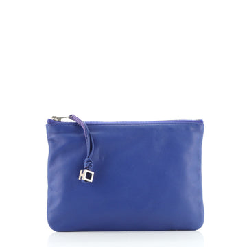 Hermes H Pull Zip Pouch Leather Medium