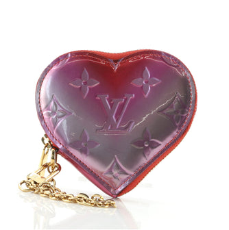 Louis Vuitton Heart Coin Purse Limited Edition Degrade Monogram Vernis