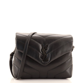 Saint Laurent LouLou Shoulder Bag Matelasse Chevron Leather Toy