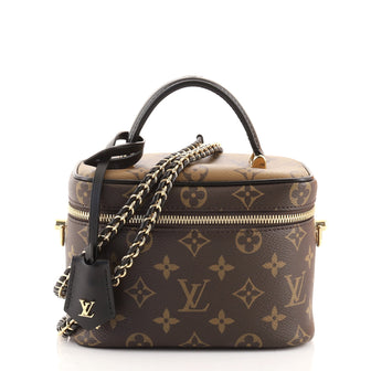 Louis Vuitton Vanity Bag Reverse Monogram Canvas PM Brown 859571