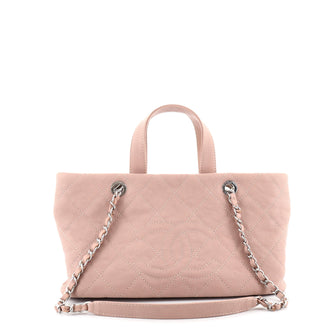 Chanel Timeless Shopping Tote Quilted Caviar Medium