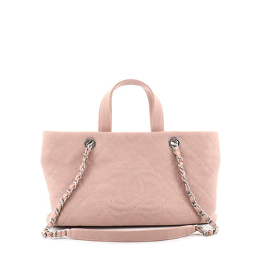 Chanel Timeless Shopping Tote Quilted Caviar Medium