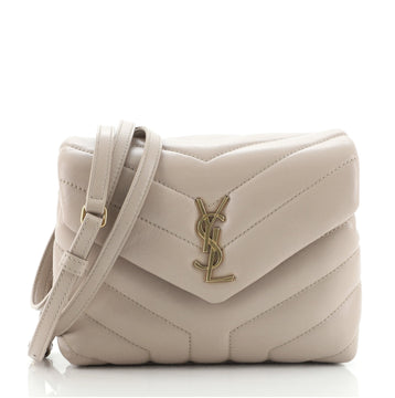Saint Laurent LouLou Shoulder Bag Matelasse Chevron Leather Toy