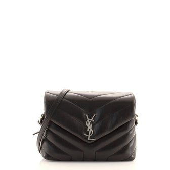 Saint Laurent LouLou Shoulder Bag Matelasse Chevron Leather Toy