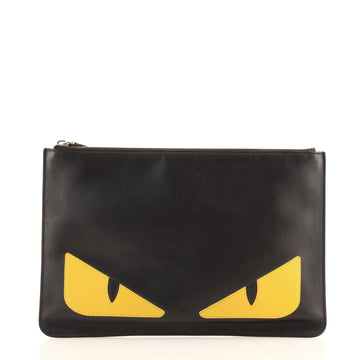 Fendi Monster Pouch Leather Medium