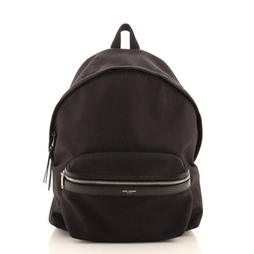 Saint Laurent City Backpack Canvas Medium