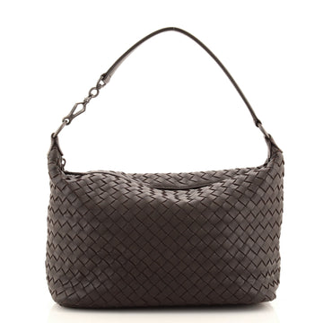 Bottega Veneta Zip Hobo Intrecciato Nappa Small