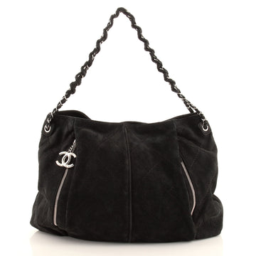 Chanel Ultimate Stitch Hobo Quilted Nubuck Large