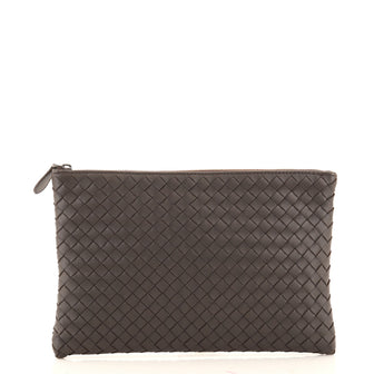 Bottega Veneta Zip Pouch Intrecciato Nappa Medium