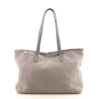 Stella McCartney Falabella Shopper Tote Shaggy Deer East West