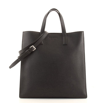 Prada Convertible Shopping Tote Vitello Grain Large