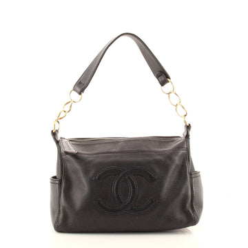 Chanel Vintage Timeless CC Shoulder Bag Grained Calfskin Small