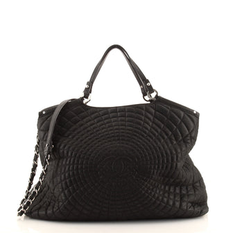 Chanel Spiral Sea Hit Tote Quilted Iridescent Calfskin Large