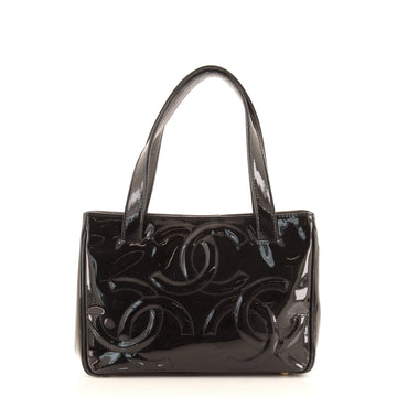 Chanel Triple CC Tote Patent Small
