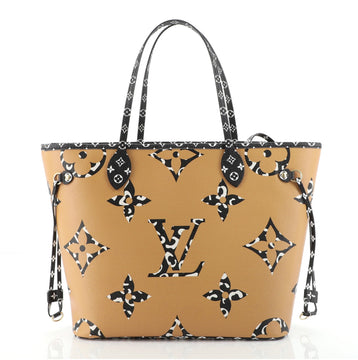 Louis Vuitton Neverfull NM Tote Limited Edition Jungle Monogram Giant MM