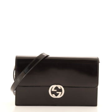 Gucci Icon Wallet on Strap Leather