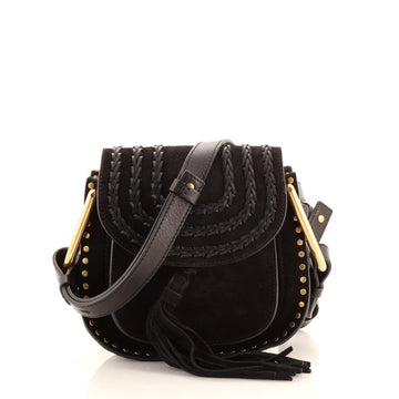 Chloe Hudson Handbag Whipstitch Suede Mini