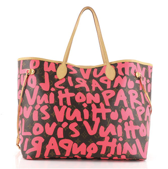 Louis Vuitton Neverfull Tote Limited Edition Monogram Graffiti GM