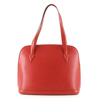 Louis Vuitton Lussac Handbag Epi Leather