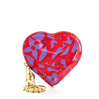 Louis Vuitton Heart Coin Purse Limited Edition Vernis