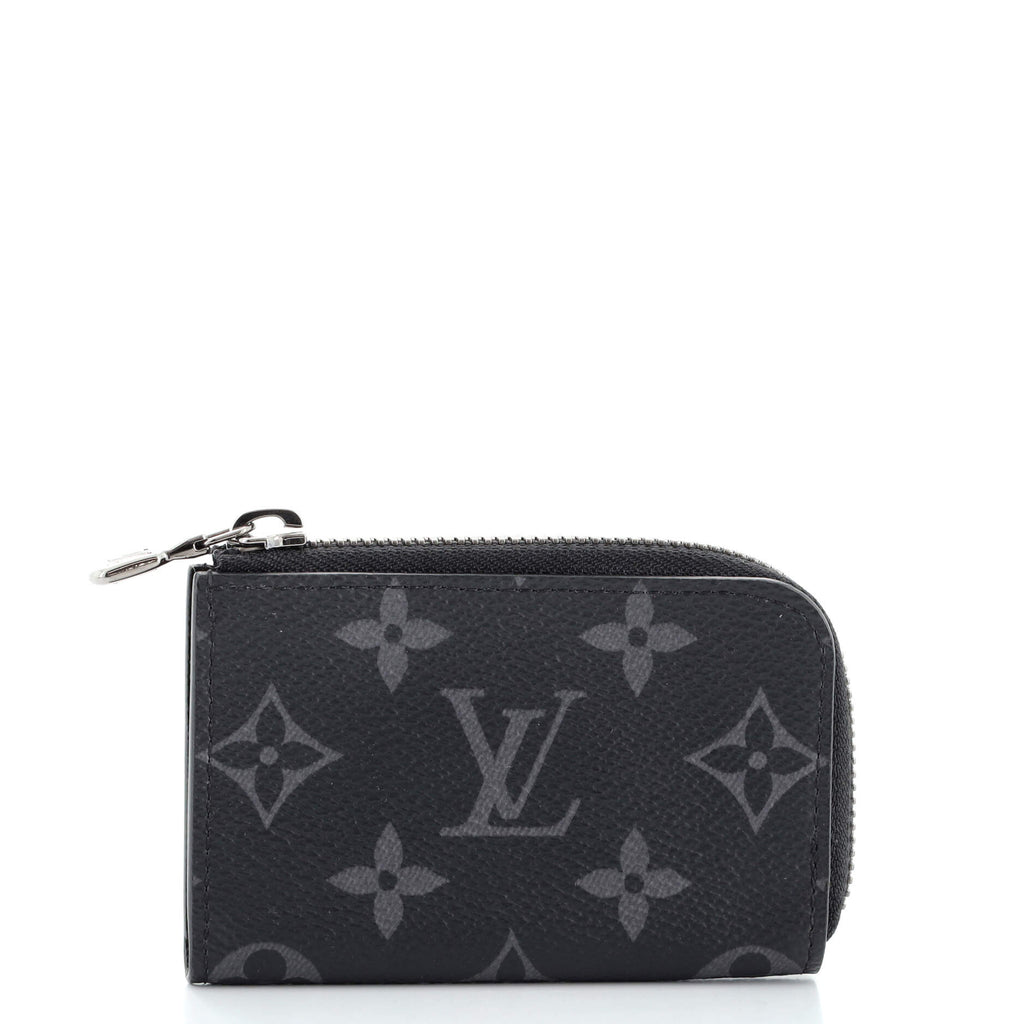 Louis Vuitton coin case coin purse monogram mini black 86