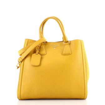 Prada Convertible Shopper Tote Vitello Daino Large