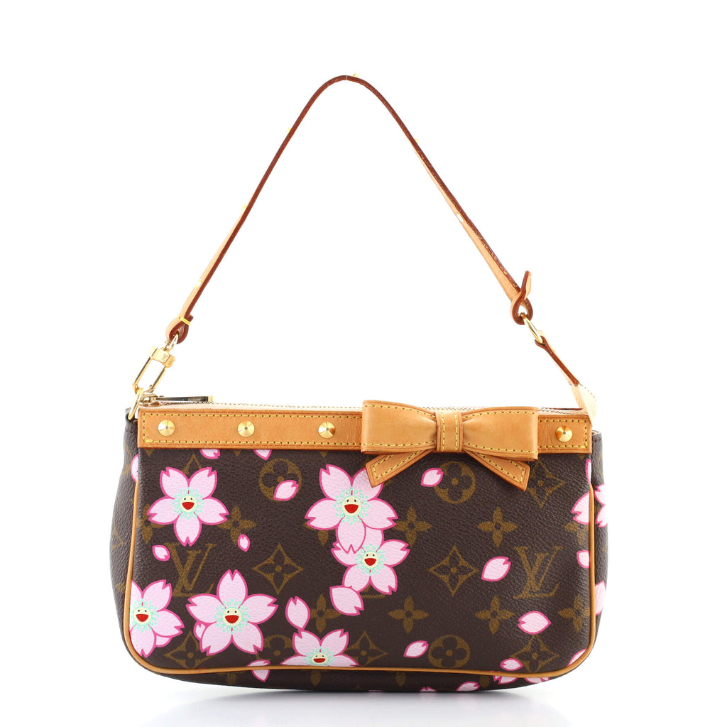 Louis Vuitton Pochette Accessoires Limited Edition Cherry Blossom Monogram  Brown 86017230