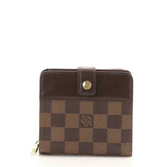 Louis Vuitton Bifold Zip Wallet Damier Compact