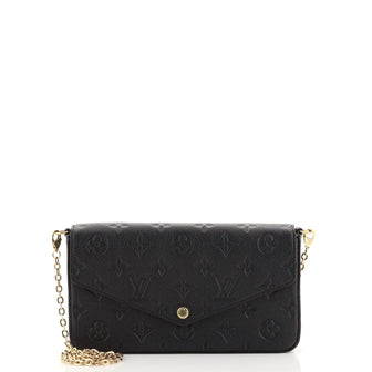 Louis Vuitton Felicie Pochette Monogram Empreinte Leather
