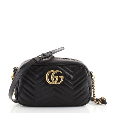 Gucci GG Marmont Shoulder Bag Matelasse Leather Small
