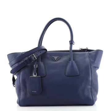 Prada Twin Pocket Tote Cervo Leather Medium