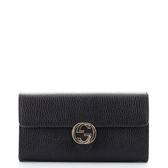 Gucci Icon Continental Wallet Leather