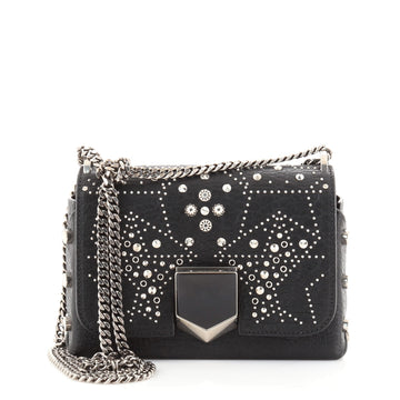 Jimmy Choo Lockett Petite Shoulder Bag Studded Leather