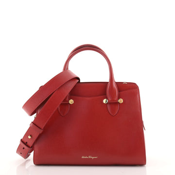 Salvatore Ferragamo Today Satchel Leather Small