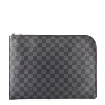 Louis Vuitton Zip Around Pochette Jour Damier Graphite GM