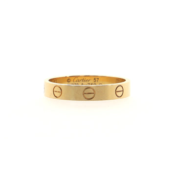 Cartier Love Wedding Band Ring 18K Yellow Gold