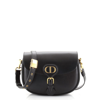 Christian Dior Bobby Flap Bag Leather Medium