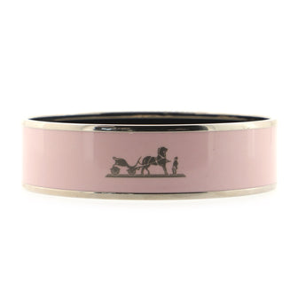 Hermes Caleche Bangle Bracelet Enamel Wide